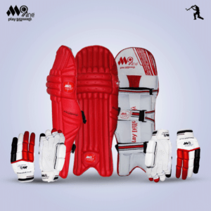 M9 Player Series RED Combo Cricket Batting Pads-Gloves