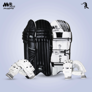 M9 Player Series BLACK Combo Cricket Batting Pads-Gloves