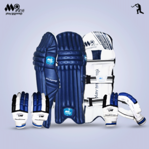 M9 Player Series BLUE Combo Cricket Batting Pads-Gloves