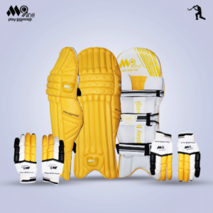 M9 Player Series YELLOW Combo Cricket Batting Pads-Gloves