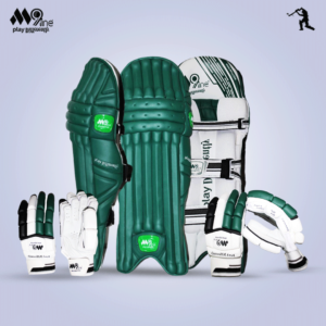 M9 Player Series GREEN Combo Cricket Batting Pads-Gloves